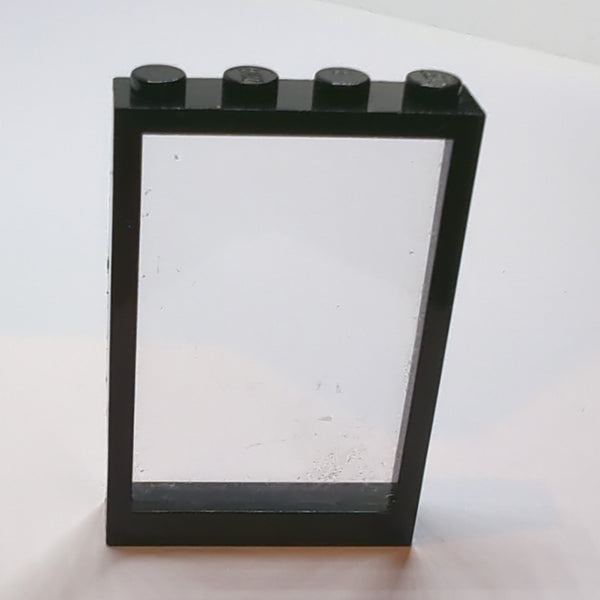 1x4x5 Fenster mit fester Scheibe schwarz black