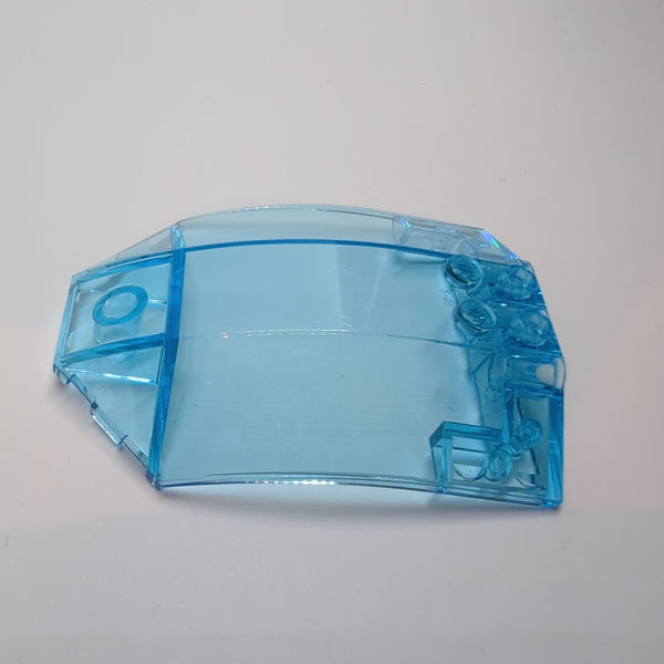 8x6x2 Windschutzscheibe gebogen transparent hellblau trans light blue
