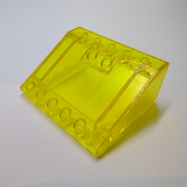 5x6x2 Schrägstein Slope 33° transparent gelb trans yellow