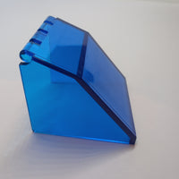 4x4x3 Windschutzscheibe Vordach transparent dunkelblau trans dark blue