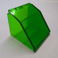 4x4x3 Windschutzscheibe Vordach transparent grün trans green