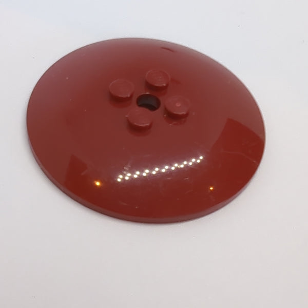 6x6 Parabol-Antenne Ø48 solide Noppen dunkelrot dark red
