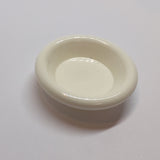 3x3 Teller / Schale mit Noppe weiß white