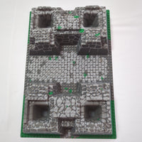 48x32x6 Grundplatte Bauplatte 3D Castle of Morcia grün und grau bedruckt neuhellgrau light bluish gray