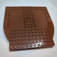 16x16x1 Boot Deck Stein neubraun reddish brown