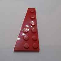 3x6 Flügelplatte links rot red