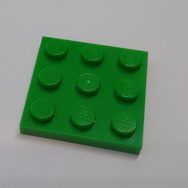 3x3 Platte grün green