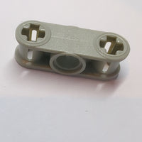 3L Achs- Pinverbinder senkrecht mit mittlerem Pinloch althellgrau light gray
