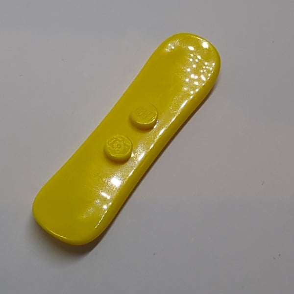 Snowboard für Minifigur gelb yellow