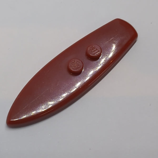 Surfbrett für Minifigur klein dunkelrot dark red