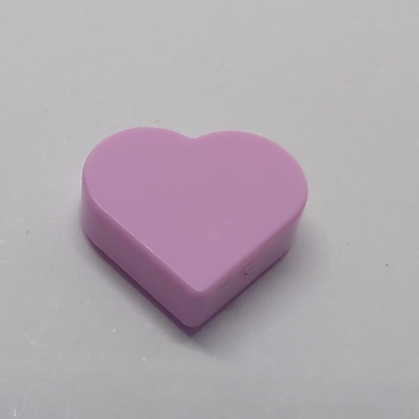 NEU Tile, Round 1 x 1 Heart rosa bright pink