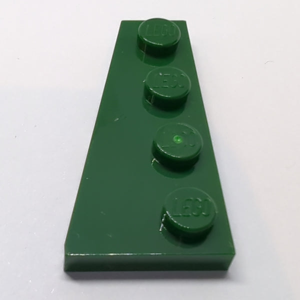 NEU Wedge, Plate 4x2 Left dunkelgrün dark green