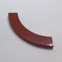 NEU Tile, Round Corner 4x4 Macaroni Wide dunkelrot dark red