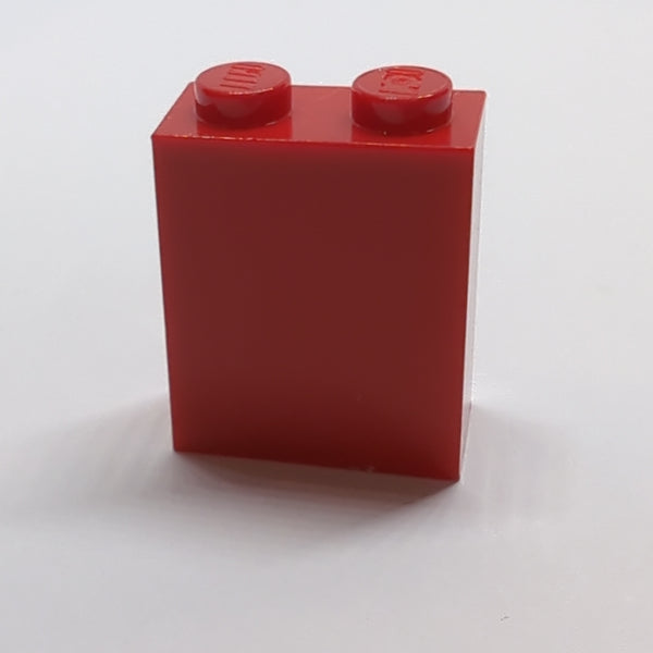 NEU Brick 1 x 2 x 2 with Inside Stud Holder rot red