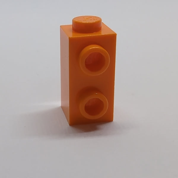 NEU Brick, Modified 1x1x1 2/3 with Studs on Side orange orange