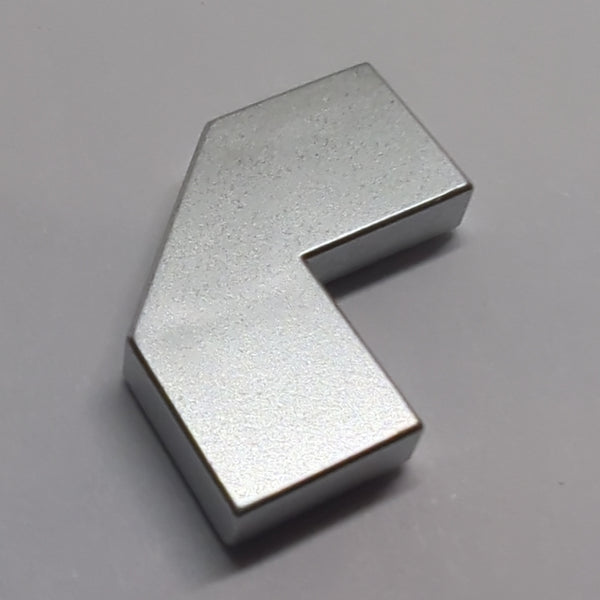 NEU Tile, Modified Facet 2x2 silber metallic metallic silver