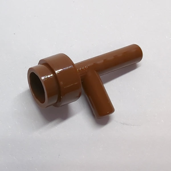 NEU Mini Minifigure, Utensil Space Gun / Torch - Without Grooves neubraun reddish brown neubraun reddish brown