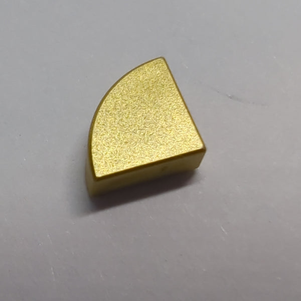 NEU Tile, Round 1x1 Quarter gold metallic metallic gold