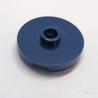 NEU Tile, Round 2x2 with Open Stud dunkelblau dark blue