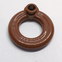 NEU Minifigure, Utensil Flotation Ring (Life Preserver) neubraun reddish brown