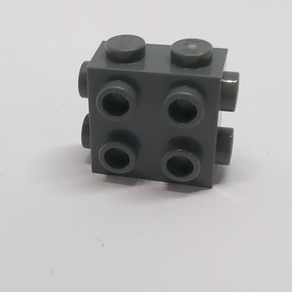 NEU Brick, Modified 1x2x1 2/3 with Studs on Side and Ends neudunkelgrau sark bluish gray