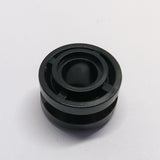 NEU Rad 11 x 8 mm mit Mittelrille schwarz
