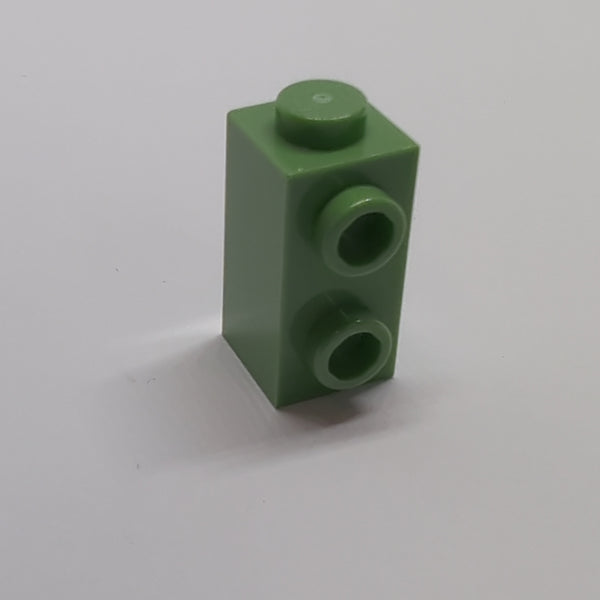 NEU Brick, Modified 1x1x1 2/3 with Studs on Side sandgrün sand green