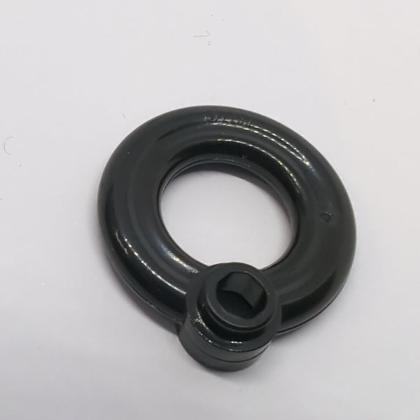 NEU Minifigure, Utensil Flotation Ring (Life Preserver) schwarz black