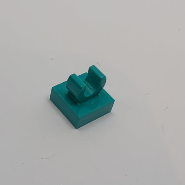 NEU Tile, Modified 1x1 with Open O Clip türkis dark turquoise