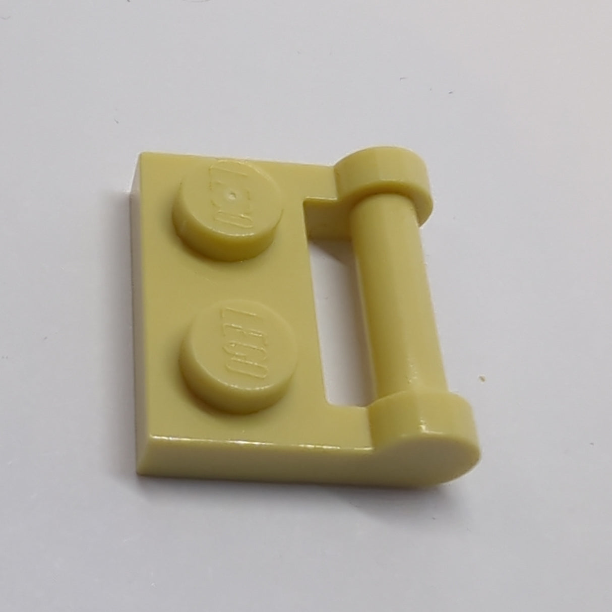 NEU Platte modifiziert 1 x 2 mit Griff auf der Seite beige