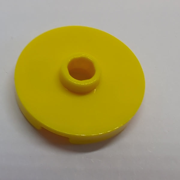 NEU Tile, Round 2x2 with Open Stud gelb yellow