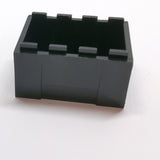 NEU Container, Crate 3x4x1 2/3 with Handholds schwarz black