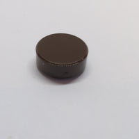 NEU Tile, Round 1x1 dunkelbraun dark brown