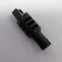 NEU Hinge Cylinder 1x3 Locking with 1 Finger and Pin with Squared Pin Hole and Friction Ridges on Ends schwarz black