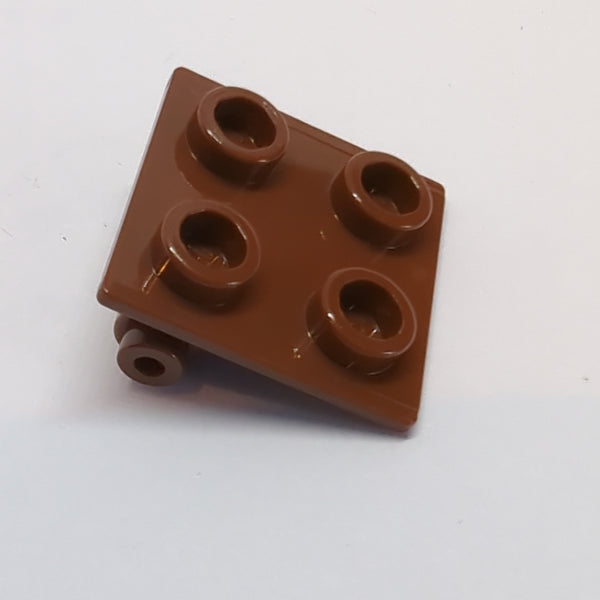 NEU Hinge Brick 2x2 Top Plate neubraun reddish brown