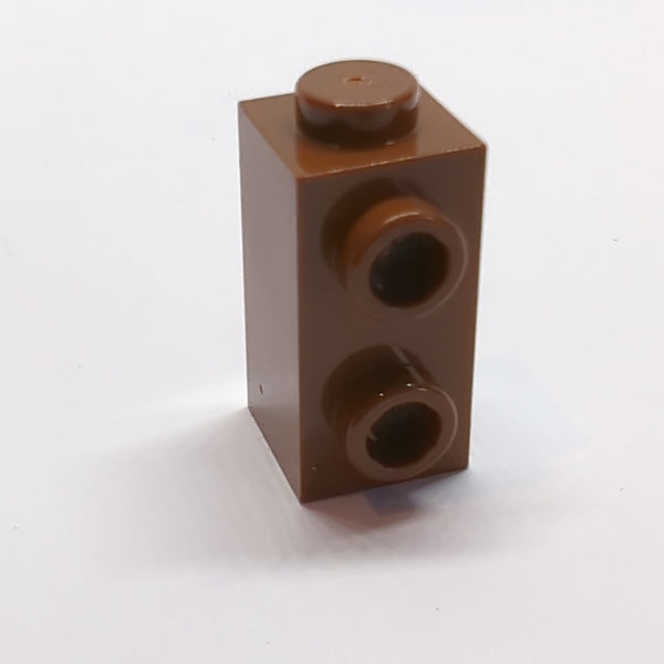 NEU Brick, Modified 1x1x1 2/3 with Studs on Side neubraun reddish brown
