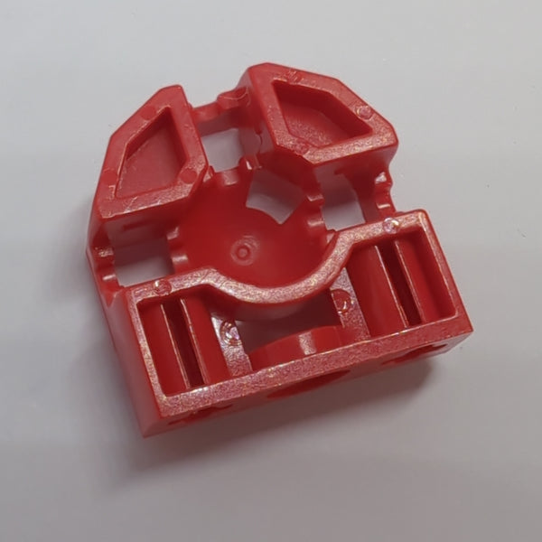 3x3 Technik Pinverbinder mit Kugelhalterung rot red