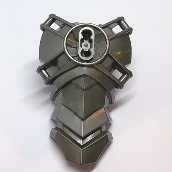 Hero Factory kompletter Oberkörper Full Torso Armor with 4 Handles titan pearl dark gray