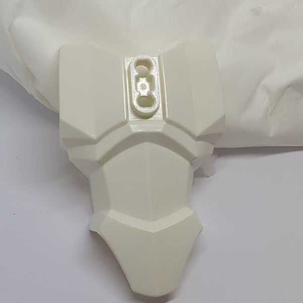 Large Figure Torso Armor 2 Chest Holes Oberkörper weiss white