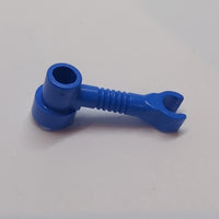 Stab 1x3 mit Clip und Noppe, Behälter (Roboterarm) blau blue