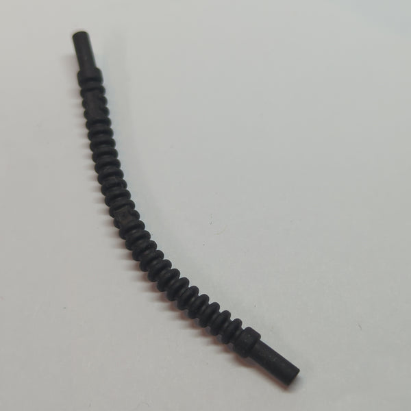 10L / 8cm Flexibler Schlau, gerippt 8mm Enden schwarz black