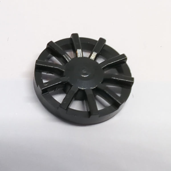 Felge 15mm mit 10 Speichen für Reifen 18976 schwarz black