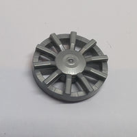 Felge 15mm mit 10 Speichen für Reifen 18976 pearlsilber flat silver