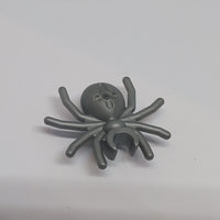 Tier Spinne mit Kreuz pearlsilber flat silver