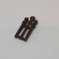 NEU Minifigure, Utensil Wand, 2 on Sprue dunkelbraun dark brown