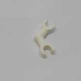NEU Arm Skeleton, Bent with Clips &#40;Horizontal Grip&#41; weiss white