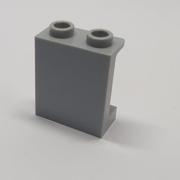 NEU Panel 1 x 2 x 2 with Side Supports - Hollow Studs neuhellgrau light bluish gray