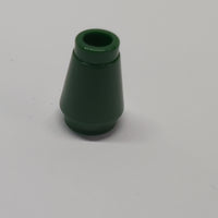 NEU Cone 1x1 with Top Groove dunkelgrün dark green