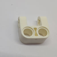 NEU Technic, Axle and Pin Connector Perpendicular Double Split weiss white