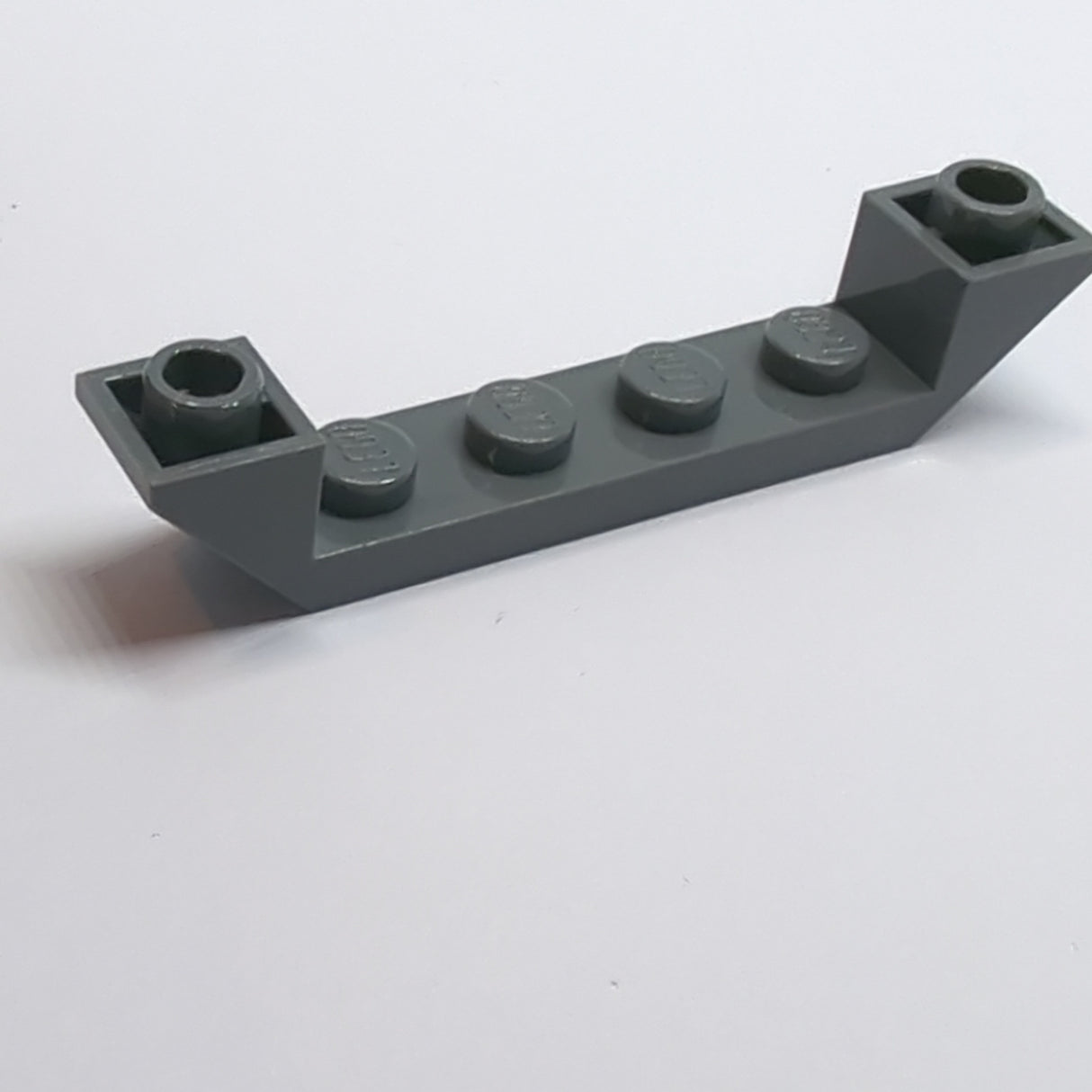 NEU Schrägstein invert 45 6 x 1 doppelt mit 1 x 4 Ausschnitt neudunkelgrau